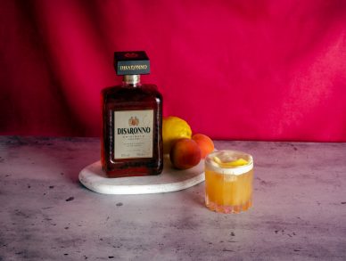 Disaronno Bottle and Kentucky Sour HR min