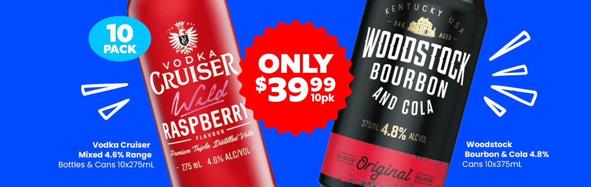 LLP37 Sliders Vodka Cruiser Woodstock 39.99