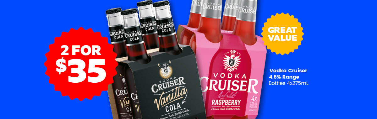 LL45 Sliders Vodka Cruiser 2for35