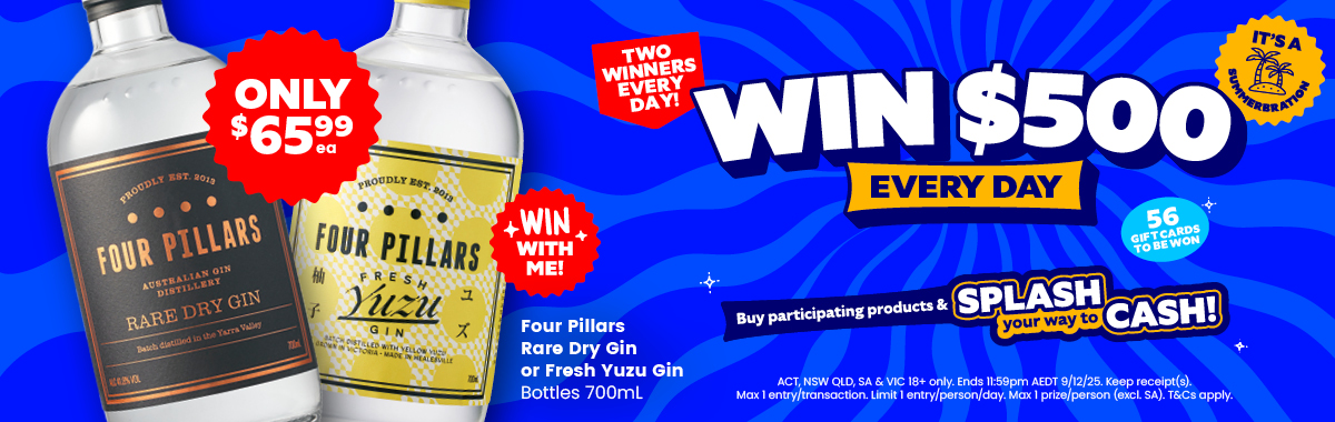 LLP47 Sliders Four Pillars Gin 65.99