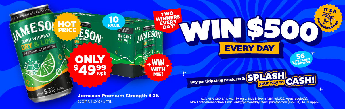 LLP47 Sliders Jameson Premium 49.99