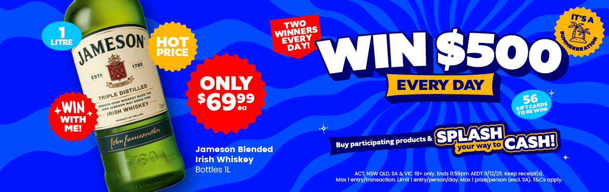 LLP47 Sliders Jameson Whiskey 69.99