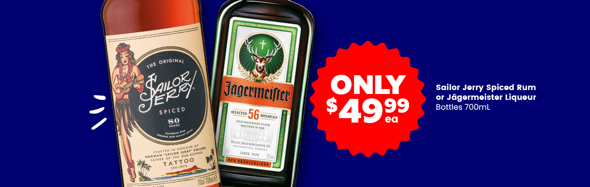 LLP47 Sliders Sailor Jerry Jagermeister 49.99