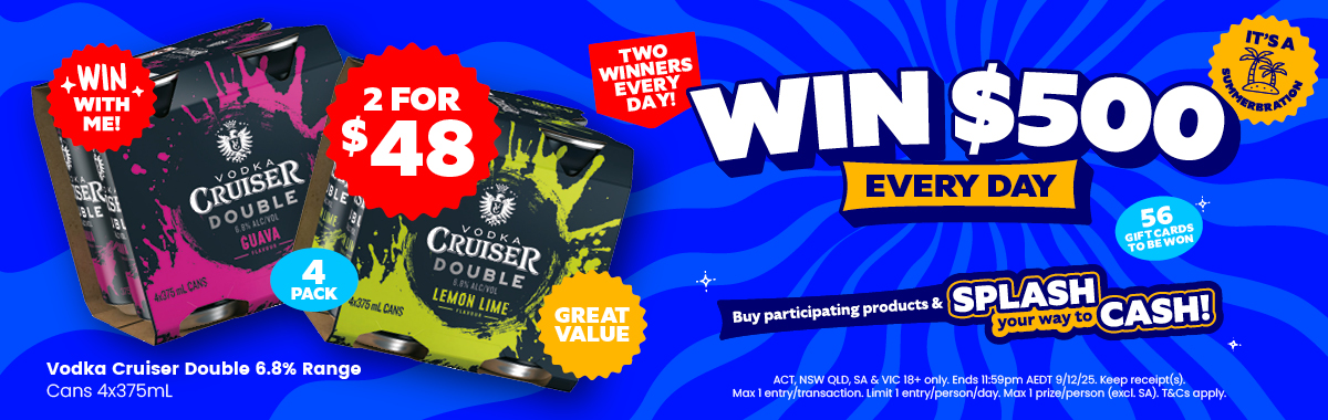 LLP47 Sliders Vodka Cruiser Double 2 for 48