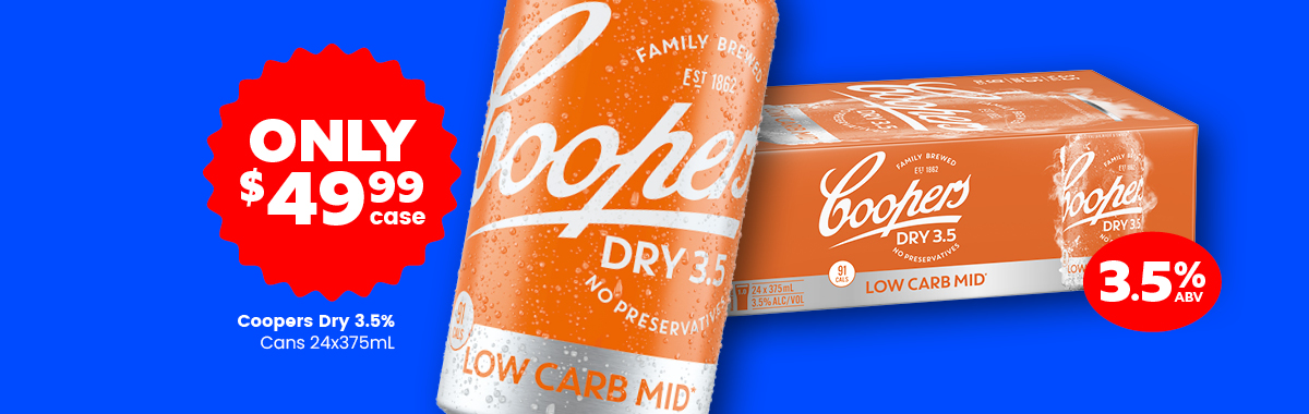 LLP03 Sliders Cooper Dry 3.5percent 49.99