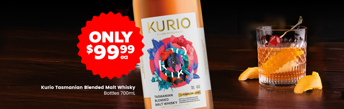 LLP05 Sliders Kurio Tasmanian Blended Malt Whisky 99.99