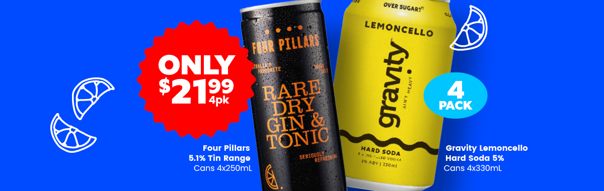 LLP09 Sliders Four Pillars Tins Gravity 21.99