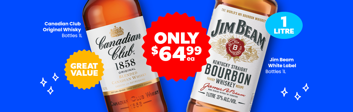 LLP11 Sliders Canadian Club Jim Beam 64.99