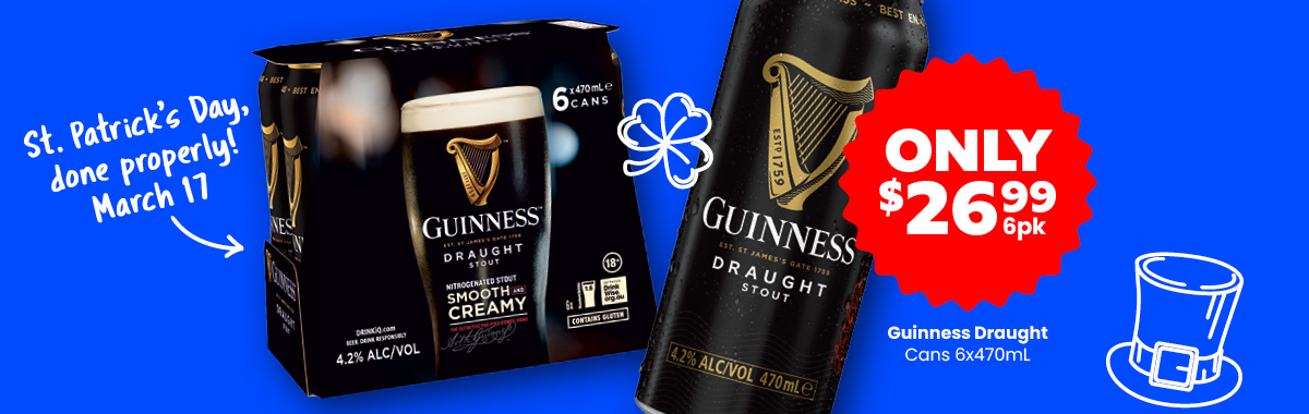 LLP11 Sliders Guinness Draught 26.99