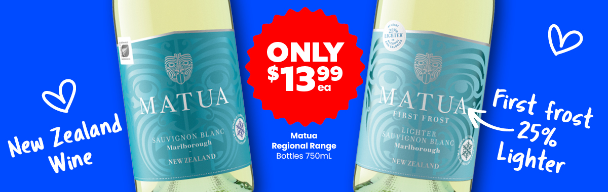 LLP11 Sliders Matua Regional Range 13.99