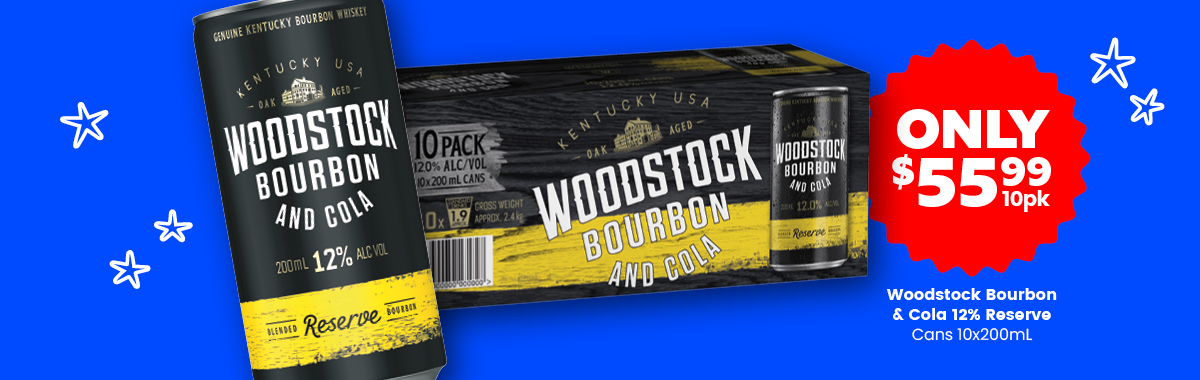 LLP13 Slider Woodstock Bourbon Cola 12 Reserve 55.99