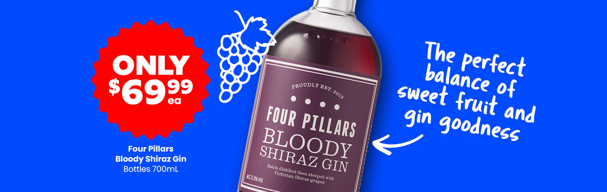 LLP15 Sliders Four Pillars Bloody Shiraz Gin 69.99