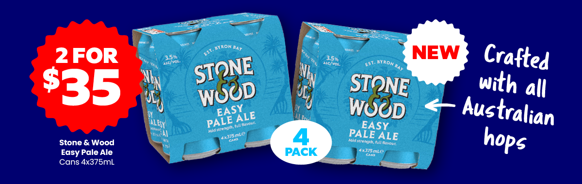 LL17 Sliders Stone Wood Easy Pale Ale 2 for 35