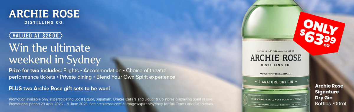LLP19 0426 Sliders Archie Rose Signature Dry Gin 63.99