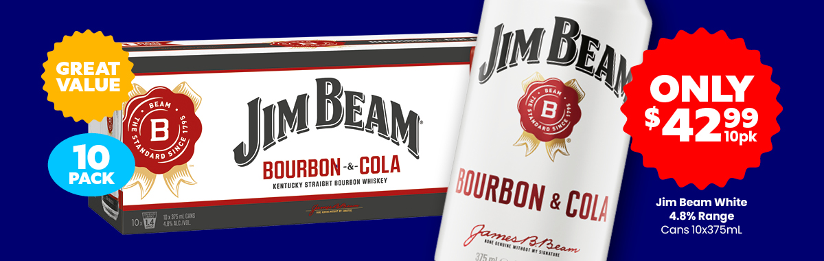 LLP19 0426 Sliders Jim Beam White 4.8percent Range 42.99