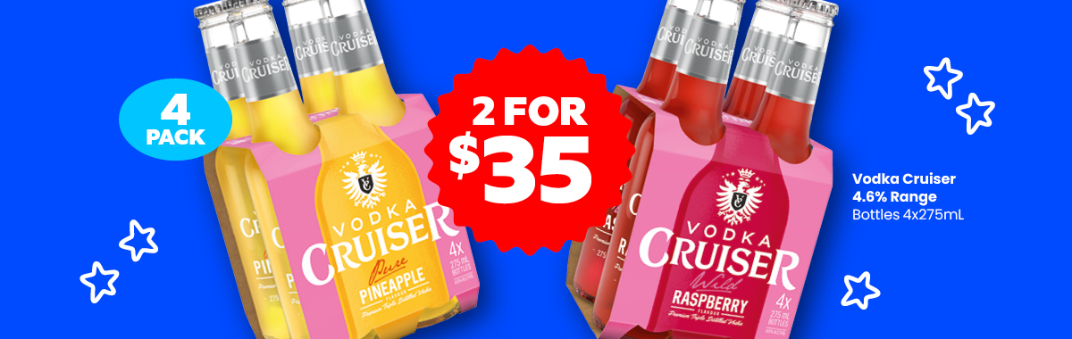 LLP19 0426 Sliders Vodka Cruiser 4.6percent Range 2 for 35