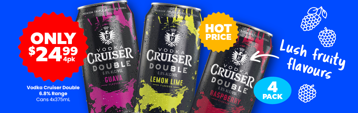 LLP19 0426 Sliders Vodka Cruiser Double 6.8percent Range 24.99