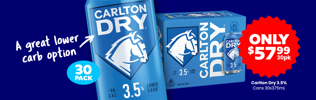 LLP21 Sliders Carlton Dry 3.5percent 57.99