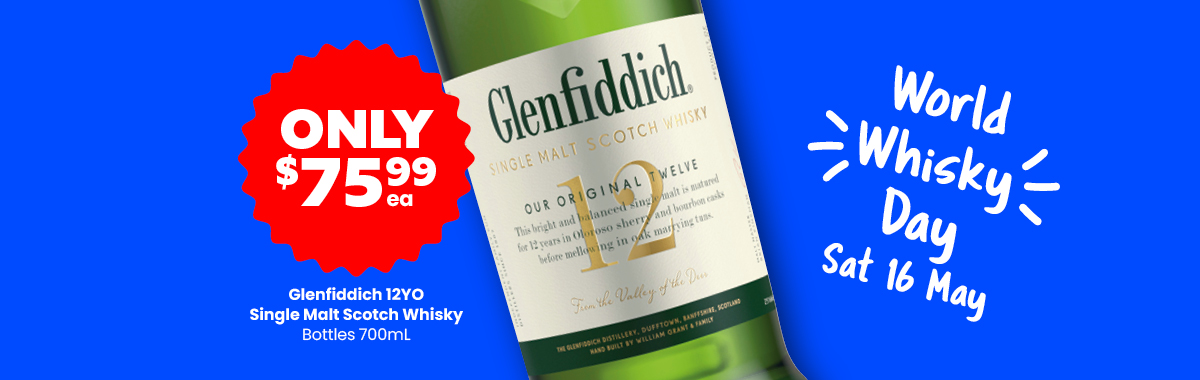 LLP21 Sliders Glenfiddich 12YO Single Malt Scotch Whisky 75.99