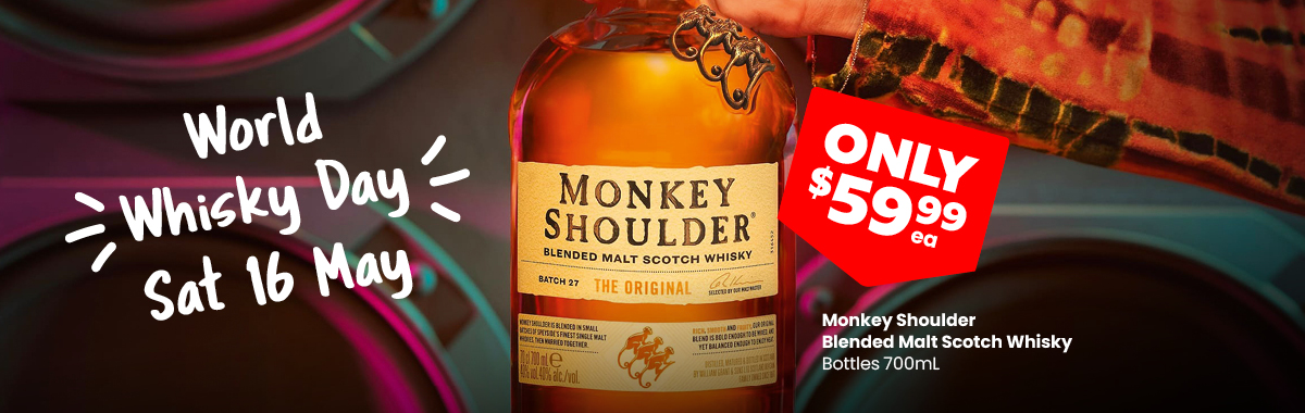 LLP21 Sliders Monkey Shoulder Blended Malt Scotch Whisky 59.991
