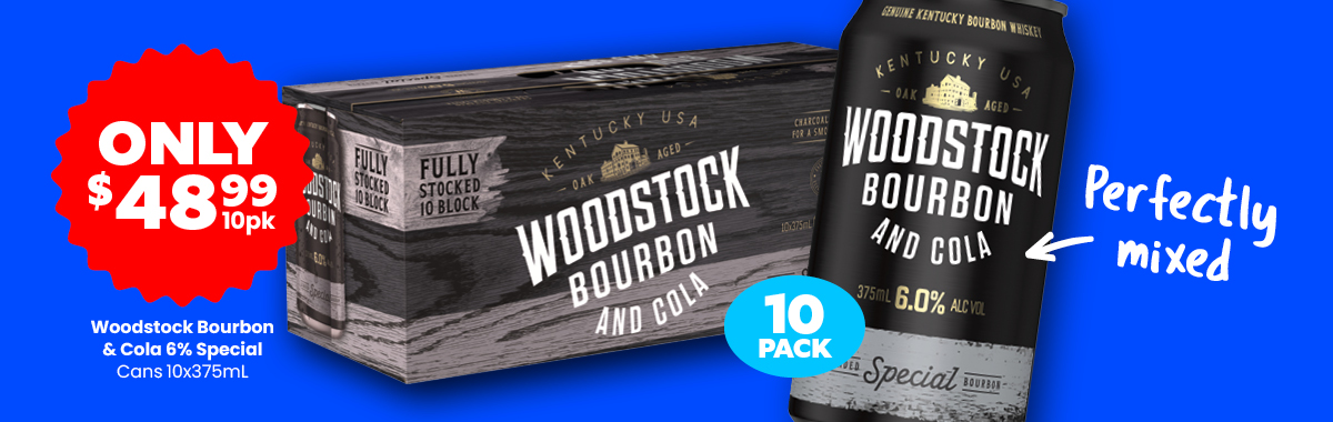 LLP21 Sliders Woodstock Bourbon and Cola 6percent Special 48.99