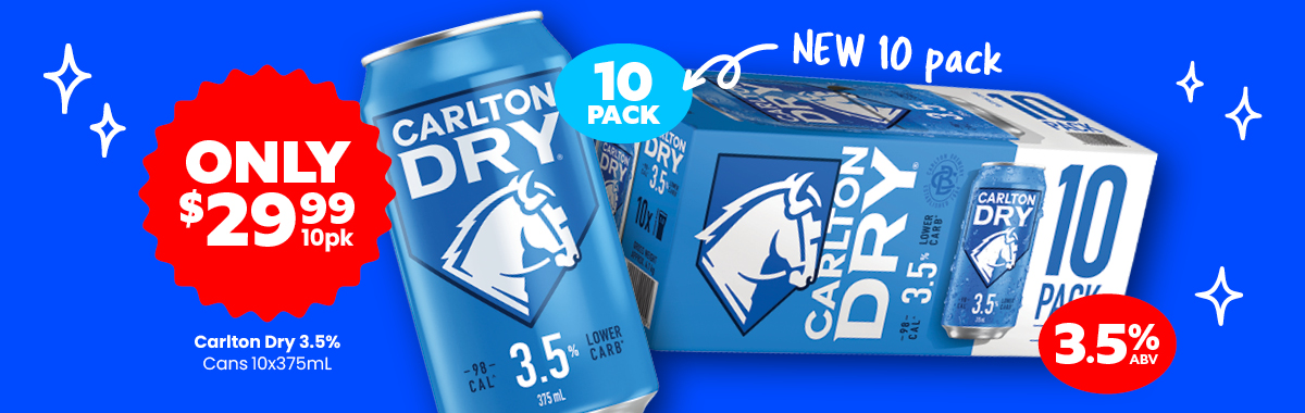 LLP23 Sliders Carlton Dry 3.5percent 29.99