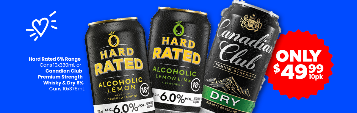 LLP25 Sliders Canadian Club Premium Strength Whisky and Dry 6percent Hard Rated 6percent Range 49.99