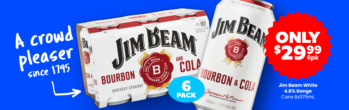 LLP25 Sliders Jim Beam White 4.8percent Range Standard PP 29.99