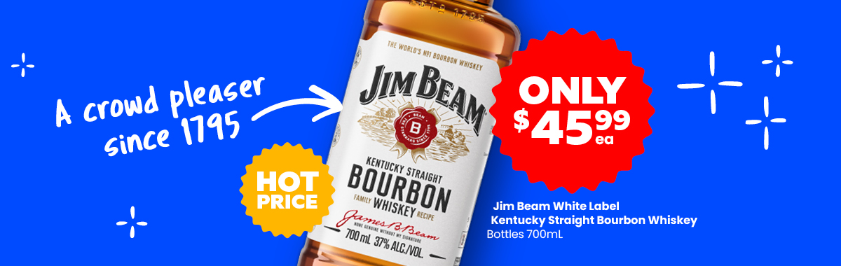 LLP25 Sliders Jim Beam White Label Kentucky Straight Bourbon Whiskey Standard PP 45.99