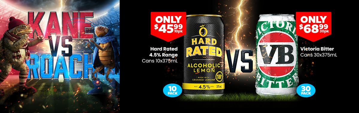 LLP27 Sliders Hard Rated 4.5percent Range Victoria Bitter 10pk 45.99