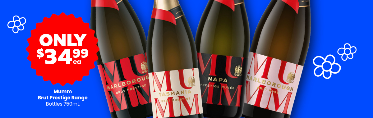LLP31 Sliders Mumm Brut Prestige Range 34.99 1