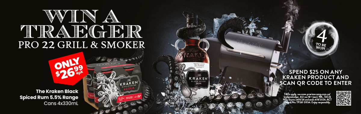 LLP31 Sliders The Kraken Black Spiced Rum 5.5percent Range 26.99