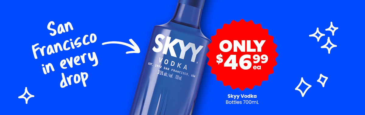 LL35 Sliders Skyy Vodka Bottles 700mL 46.99