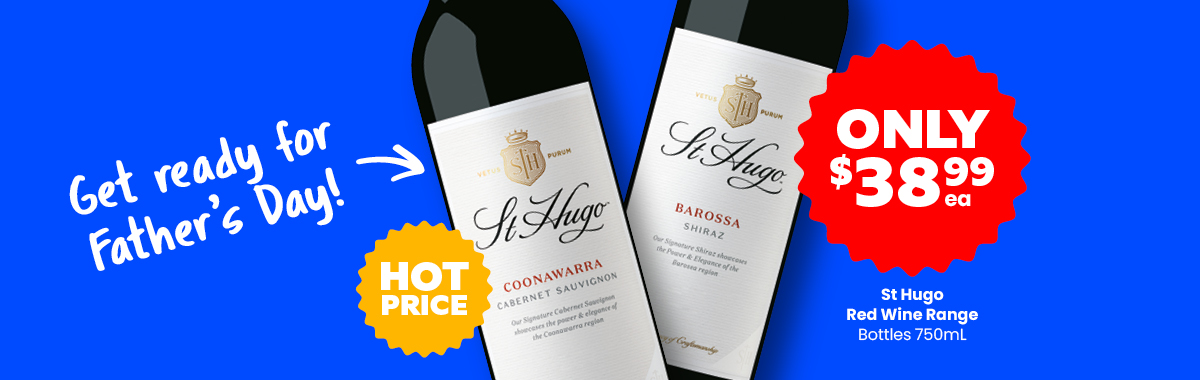 LL35 Sliders St Hugo Red Wine Range Bottles 750mL 38.99
