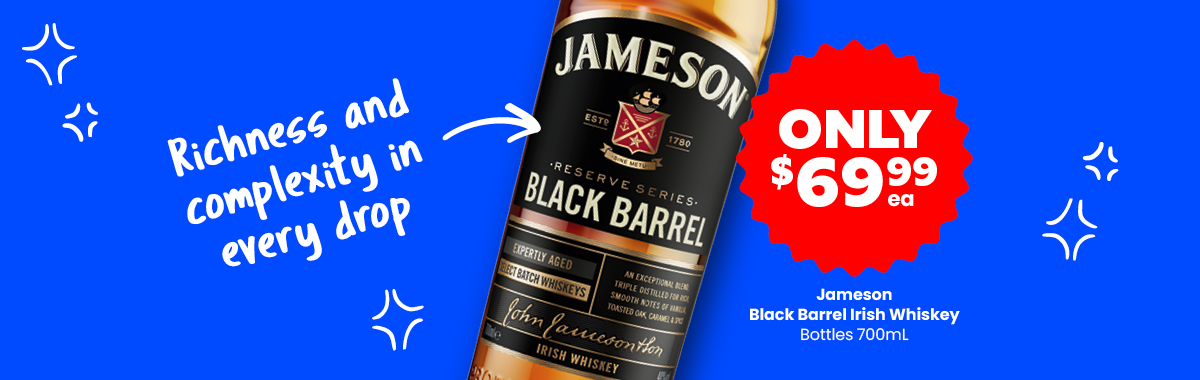 LLP37 Sliders Jameson Black Barrel Irish Whiskey 69.99