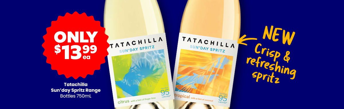 LLP39 Sliders Tatachilla Sunday Spritz Range 13.99