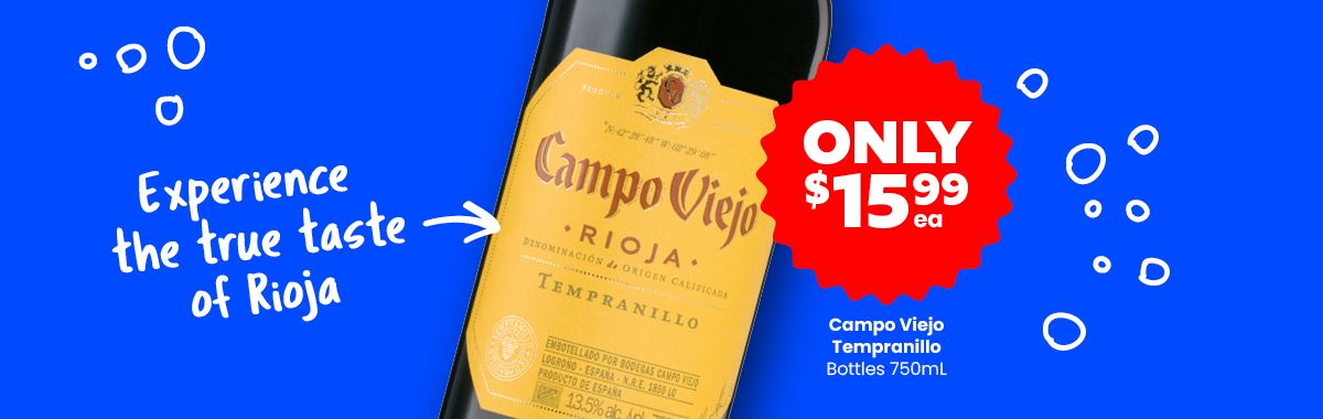 LLP41 Sliders Campo Viejo Tempranillo 15.99