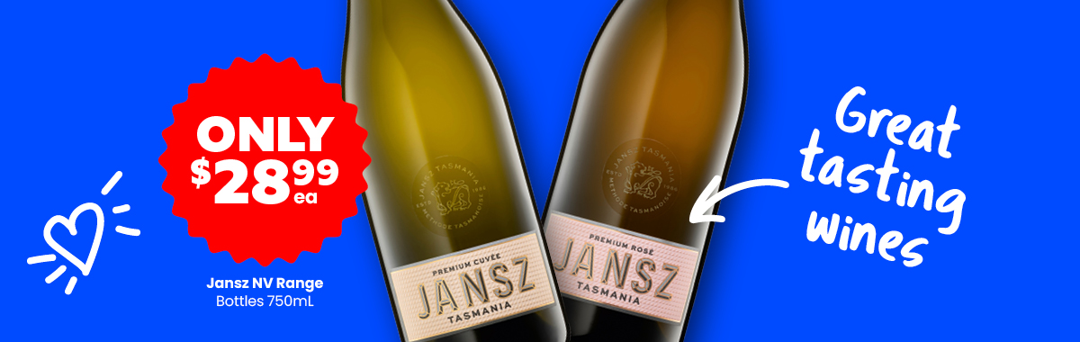 Jansz NV Range Bottles 750mL 28.99