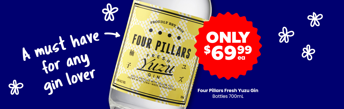 LLP43 Sliders Four Pillars Fresh Yuzu Gin 69.99